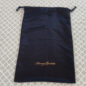 Honey Birdette Black Satin Drawstring Dust Bag